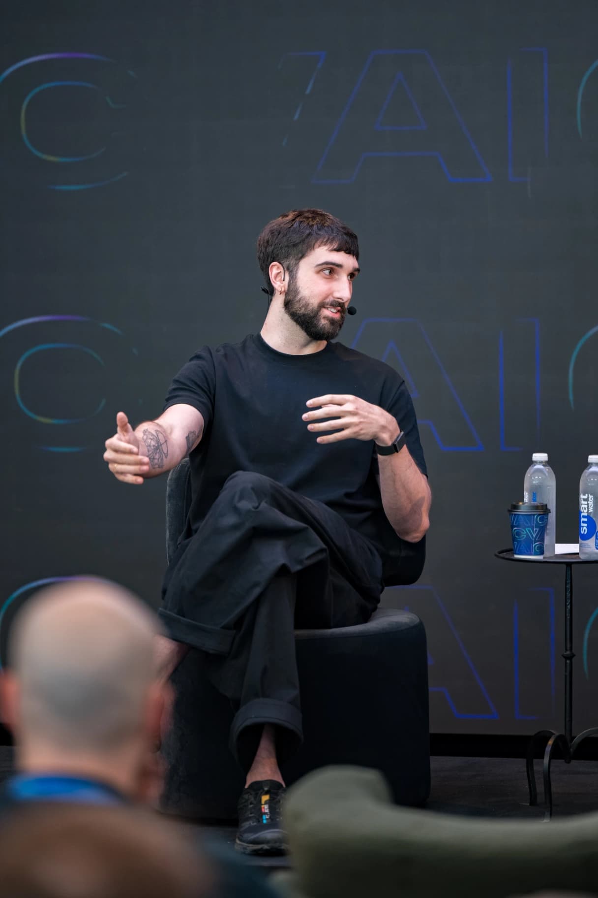 Aidan Gomez at Cerebral Valley AI Summit London (3)