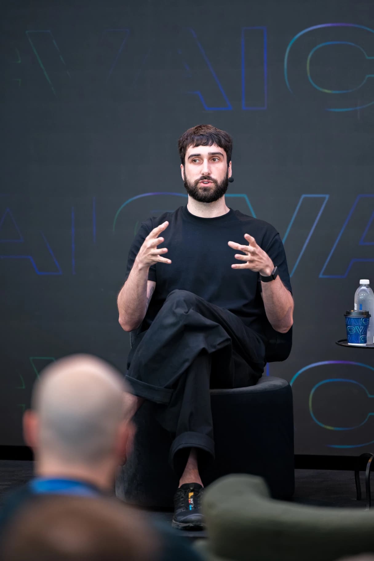 Aidan Gomez at Cerebral Valley AI Summit London (7)