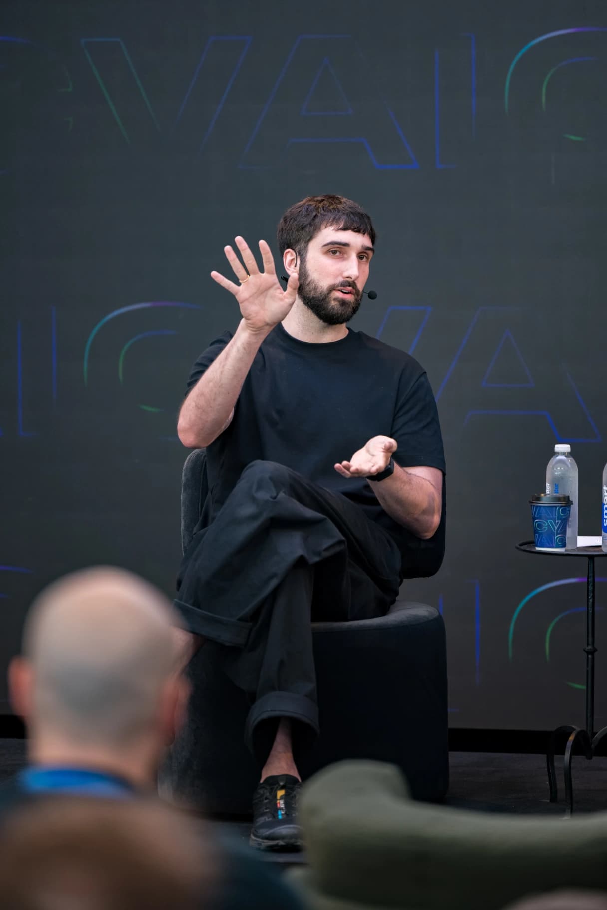 Aidan Gomez at Cerebral Valley AI Summit London (4)